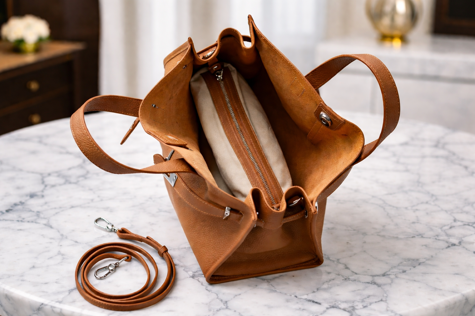 Classic  Leather Tote Bag — Refined Luxury
