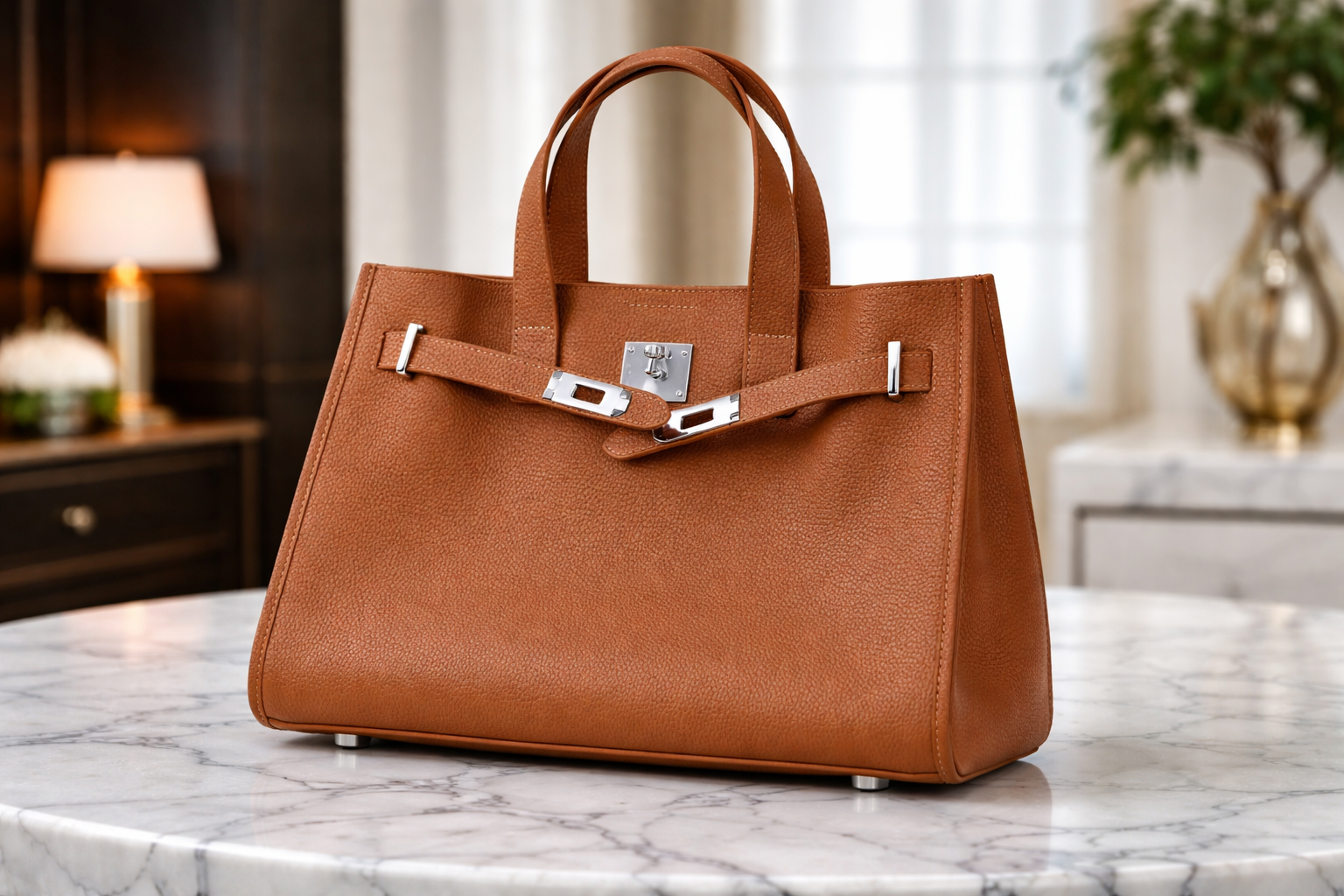 Classic  Leather Tote Bag — Refined Luxury