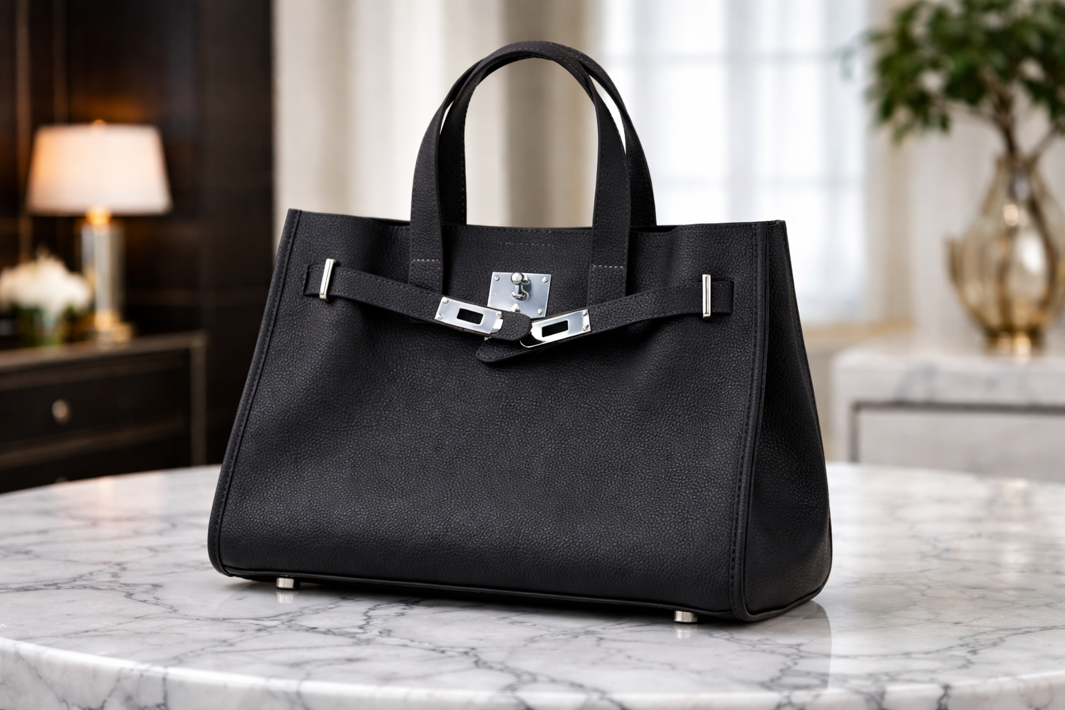 Classic  Leather Tote Bag — Refined Luxury