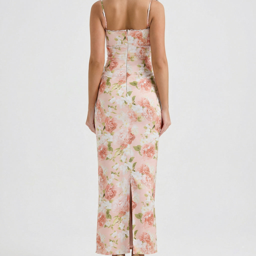 Blush Garden Floral Maxi Dress